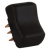 JR Products® 13015 - Single DPDT On/Off/On Rectangular Brown Multi Purpose Switch