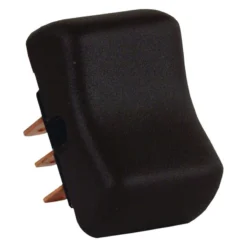 JR Products® 13015 - Single DPDT On/Off/On Rectangular Brown Multi Purpose Switch