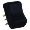 JR Products® 13025 - Single DPDT On/Off/On Rectangular Black Multi Purpose Switch