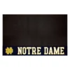 FanMats® 13323 - NCAA Notre Dame University 26" X 42" Grill Mat With "ND" Logo & "Notre Dame" Wordmark