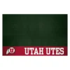 FanMats® 13327 - NCAA University Of Utah 26" X 42" Grill Mat With "Circle U & Feathers" Logo & Wordmark