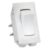 JR Products® 13391-5 - Single SPST On/Off Rectangular White Multi Purpose Switch