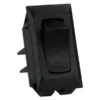 JR Products® 13401-5 - Single SPST On/Off Rectangular Black Multi Purpose Switch