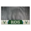 FanMats® 14211 - NBA "Milwaukee Bucks" 26" X 42" Grill Mat With "Buck" Logo & "Milwaukee Bucks" Wordmark