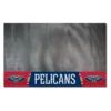 FanMats® 14213 - NBA "New Orleans Pelicans" 26" X 42" Grill Mat With "Pelican With Wordmark" Logo & "New Orleans" Wordmark