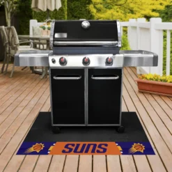 FanMats® 14218 - NBA "Phoenix Suns" 26" X 42" Grill Mat With "Suns" Primary Logo & "Phoenix Suns" Wordmark -Magma Store 14218 2