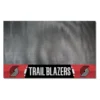 FanMats® 14219 - NBA "Portland Trail Blazers" 26" X 42" Grill Mat With "Pinwheel" Logo & "Portl& Trail Blazers" Wordmark