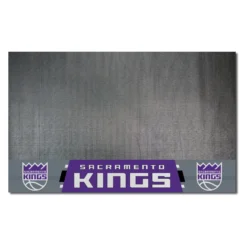 FanMats® 14220 - NBA "Sacramento Kings" 26" X 42" Grill Mat With "Crown" Logo & "Sacramento Kings" Wordmark