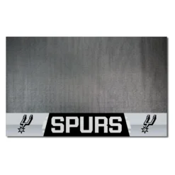 FanMats® 14221 - NBA "San Antonio Spurs" 26" X 42" Grill Mat With "Spurs" Logo & "Spurs" Wordmark