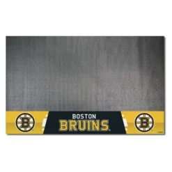 FanMats® 14226 - NHL "Boston Bruins" 26" X 42" Grill Mat With "Spoked-B" Logo & Wordmark