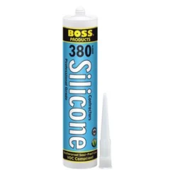 Accumetric® - BOSS™ 380 10 Oz. Silicone Non-Sag Almond Contractors Sealant