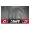 FanMats® 14229 - NHL "Carolina Hurricanes" 26" X 42" Grill Mat With "Eye Of Hurricane" Logo  & "Carolina Hurricanes" Wordmark