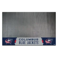 FanMats® 14232 - NHL "Columbus Blue Jackets" 26" X 42" Grill Mat With "Star Flag" Logo & Wordmark