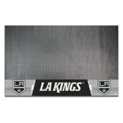 FanMats® 14237 - NHL "Los Angeles Kings" 26" X 42" Grill Mat With "Crown" Logo & Wordmark
