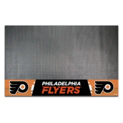 FanMats® 14245 - NHL "Philadelphia Flyers" 26" X 42" Grill Mat With "P" Logo & Wordmark