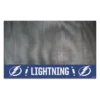 FanMats® 14250 - NHL "Tampa Bay Lightning" 26" X 42" Grill Mat With "Circle Lighting Bolt" Logo & Wordmark