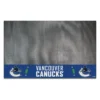 FanMats® 14252 - NHL "Vancouver Canucks" 26" X 42" Grill Mat With "Jumping Orca" Logo & Wordmark