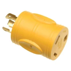 Arcon® - Power Cord Adapter With Standard Grip (30A Locking Male X 30A Straight Female)