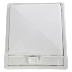 Arcon® 14655 - Economy Series Rectangular Surface Mount Single Bulb Overhead Light With Switch (6.3"L X 5.5"W X 1.6"D)