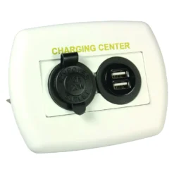 JR Products® 15085 - USB Charging Outlet & Cigarette Outlet