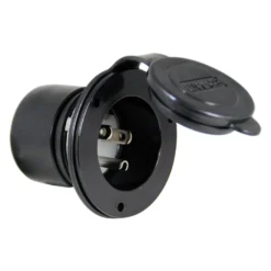 ParkPower® - 15A Straight Round Outdoor Power Inlet With Sealing Cap