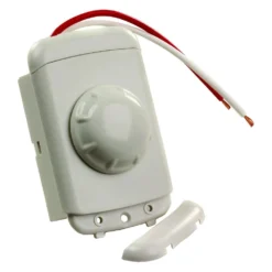 JR Products® - White Rotary Knob Dimmer Switch