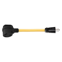 ParkPower® - 12" Dogbone Power Adapter With Handle Grip (15A Male X 30A Female)