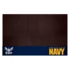 FanMats® 15699 - Military "U.S. Navy" 26" X 42" Grill Mat With "Navy's Crest" Logo