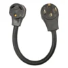 Southwire® - 15A Male To 30A Female 14/3 STOW 12" Power Cord Adapter Set