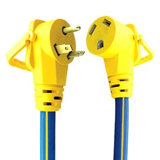 Voltec® - E-Zee Grip™ 50' Extension Power Cord With Handle Grip (30A Male X 30A Female) 2 Voltec® - E-Zee Grip™ 50' Extension Power Cord With Handle Grip (30A Male X 30A Female) - Image 2