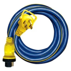 Voltec® - E-Zee Grip™ 25' Extension Power Cord With Handle Grip (50A Straight Male X 50A Locking Female)