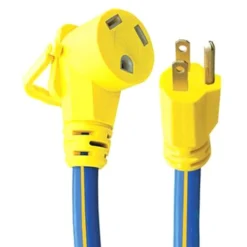 AP Products® 1600502 - 12" Dogbone Power Adapter With Handle Grip (15A Male X 30A Female)