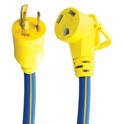 AP Products® 1600506 - 18" Dogbone Power Adapter With Handle Grip (30A Male X 30A Female)