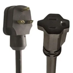 AP Products® 1600553 - 12" Dogbone Power Adapter With Handle Grip (30A Male X 15A Female)