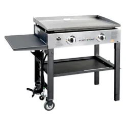 Blackstone® - 2-Burner Griddle Cooking Station With Stainless Steel Front Plate