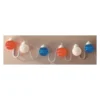 Polymer® 1699-00705 - 20" Length Red/White/Blue Lens 6 Globe Lights