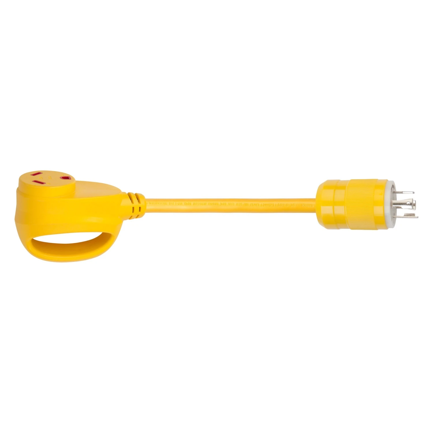 ParkPower® - Dogbone Power Adapter With Standard Grip (30A Locking Male X 30A Straight Female) 2 ParkPower® - Dogbone Power Adapter With Standard Grip (30A Locking Male X 30A Straight Female) - Image 2