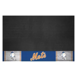 FanMats® 1757 - MLB "2014 New York Mets" 26" X 42" Retro Grill Mat
