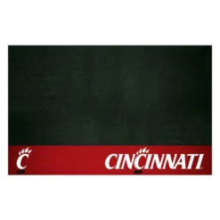FanMats® 18280 - NCAA University Of Cincinnati 26" X 42" Grill Mat With "C Bear Claw" Logo & Wordmark
