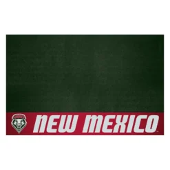 FanMats® 18282 - NCAA University Of New Mexico 26" X 42" Grill Mat With "Wolf Head & LOBOS" Logo & Wordmark