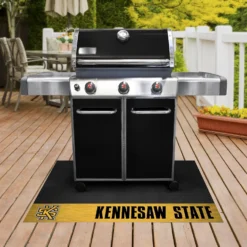 FanMats® 18667 - NCAA Kennesaw State University 26" X 42" Grill Mat With "Interlocked KS" Logo & Wordmark -Magma Store 18667 2