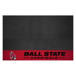 FanMats® 18697 - NCAA Ball State University 26" X 42" Grill Mat With "Cardinal" Logo