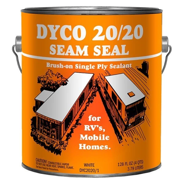 Dyco Paints® - Seam Seal™ 20/20 128 Oz. White Roof Coating 1 Dyco Paints® - Seam Seal™ 20/20 128 Oz. White Roof Coating