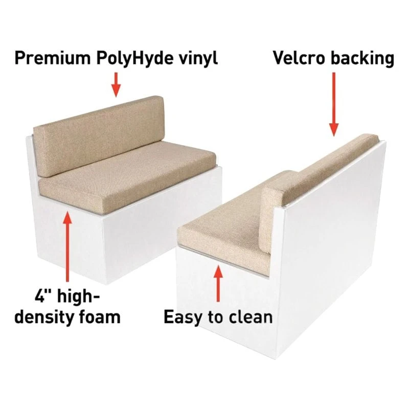 Thomas Payne® 2021100444 - 38" Norlina RV Dinette Replacement Cushions 2 Thomas Payne® 2021100444 - 38" Norlina RV Dinette Replacement Cushions - Image 2