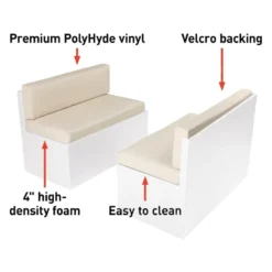 Thomas Payne® - 42" RV Dinette Replacement Cushions -Magma Store 2021100496 2 1
