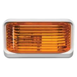 Arcon® 20674 - Rectangular Amber Lens White Case LED Porch Light -Magma Store 20674 3