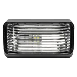 Arcon® 20676 - Rectangular Clear Lens Black Case LED Porch Light -Magma Store 20676 3