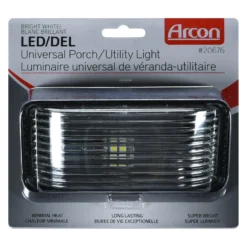 Arcon® 20676 - Rectangular Clear Lens Black Case LED Porch Light -Magma Store 20676 4