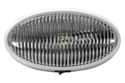 Arcon® 20679 - Oval Clear Lens White Case LED Porch Light -Magma Store 20679 3