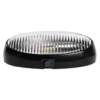 Arcon® 20681 - Oval Clear Lens Black Case LED Porch Light